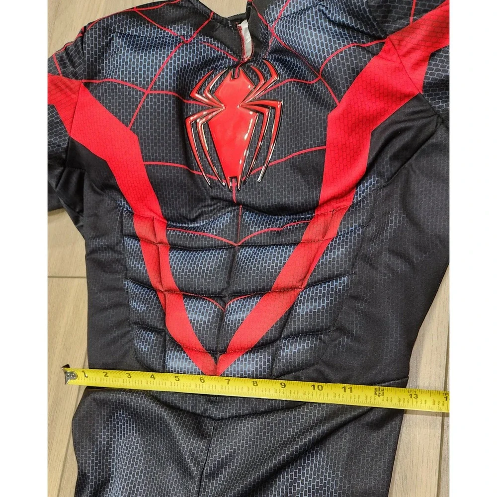 Miles Morales Marvel Spider-Man Costume Boys L Padded Muscle Jumpsuit Halloween